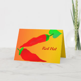 Red Hot Greeting Card