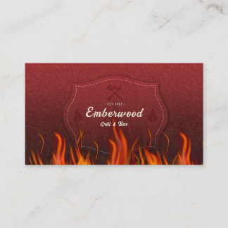 Red Hot Grill Business Card