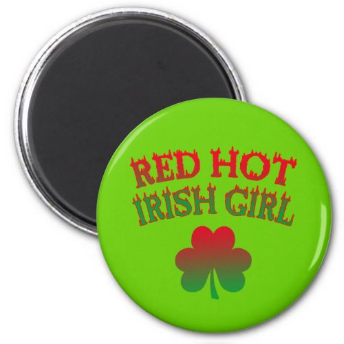 Red Hot Irish Girl Magnet
