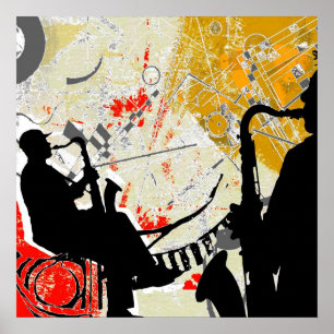 Red Hot Jazz Poster