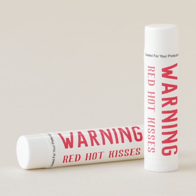 Red Hot Kisses Lip Balm Gag Gift (Front)