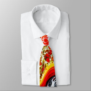 Red Hot Lava Men's Tie