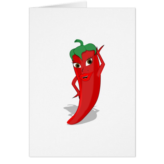 Red Hot Pepper Diva Cards (Front)