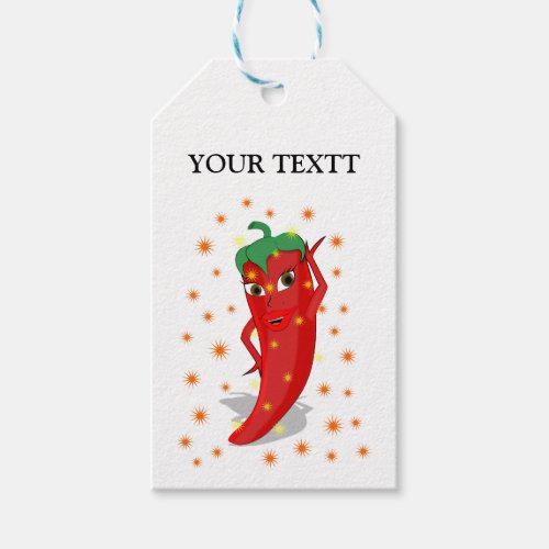 Red Hot Pepper Diva Gift Tags