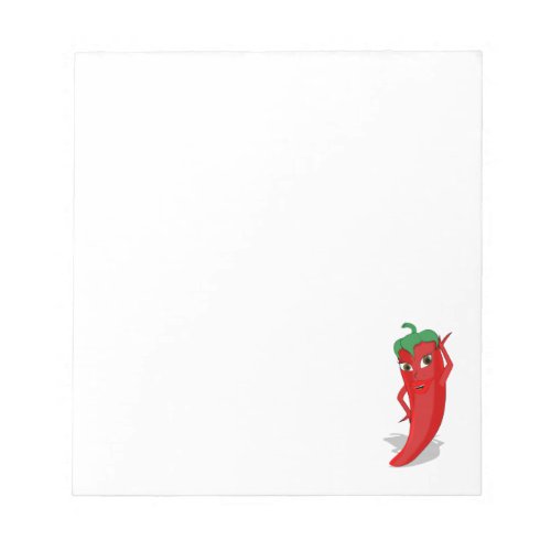 Red Hot Pepper Diva Notepad