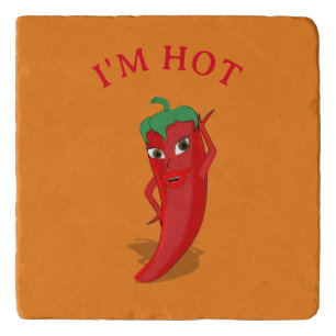Red Hot Pepper Diva Trivet