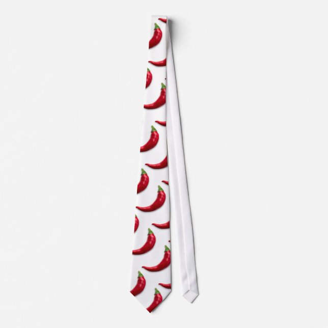 Red hot pepper neck tie (Front)