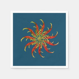 Red Hot Peppers  Napkins