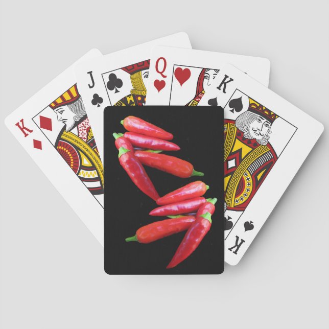 Red Hot Peppers Playing Cards (Back)