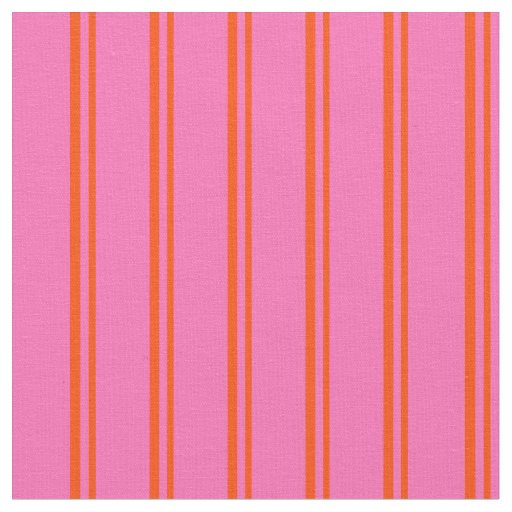 Red & Hot Pink Pattern Fabric