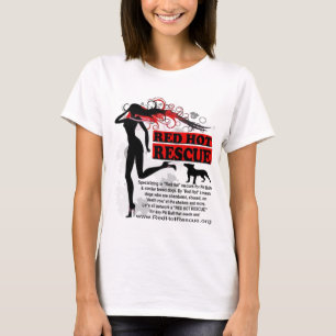 Red Hot Rescue Shirt Desgin - Large Logo on Front