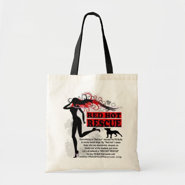 Red Hot Rescue Tote Bag (Front)
