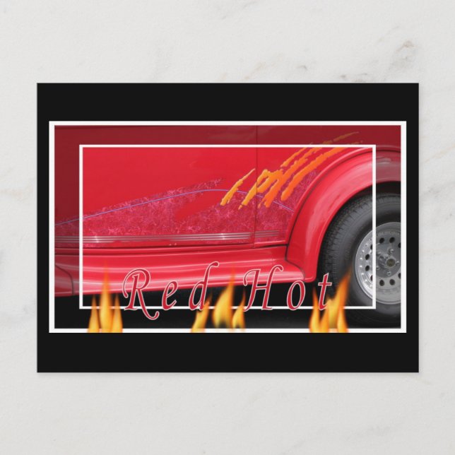 Red Hot Ride Postcard (Front)