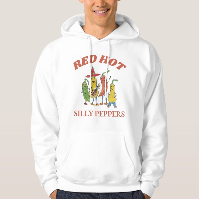 red hot silly peppers  hoodie (Front)