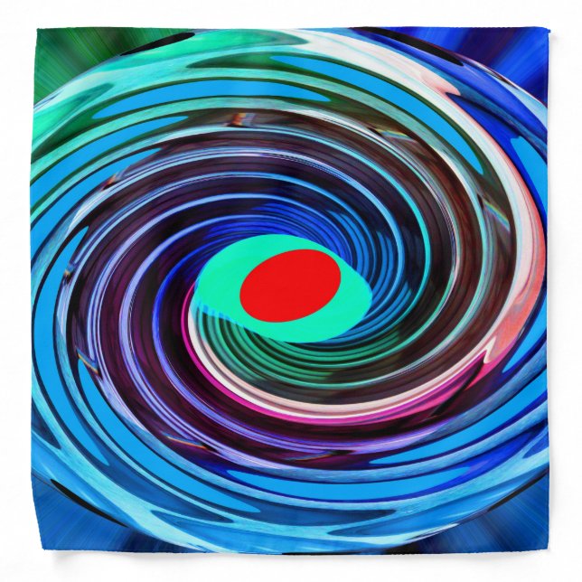 Red hot spot fashion bandana (Front)