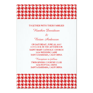 Houndstooth Wedding Invitations 8