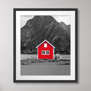 Red House Framed Art