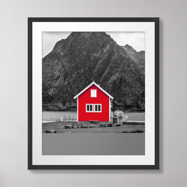 Red House Framed Art (Framed Front)