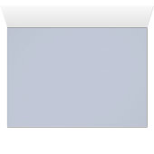 Red House & Lake in Winter Blank Inside Photo Card (Inside Horizontal (Bottom))