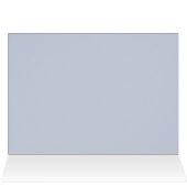 Red House & Lake in Winter Blank Inside Photo Card (Inside Horizontal (Top))