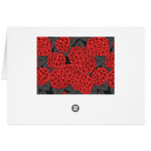 Red hydrangea cards (Back Horizontal)