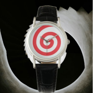 Red Hypnotizing Spiral Watch