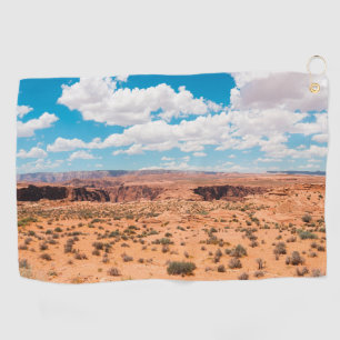 Red I Love You in the World Golf Towel