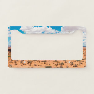 Red I Love You in the World License Plate Frame