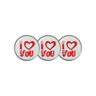 Red I Love You Minimalist Heart Divot Tool Marker