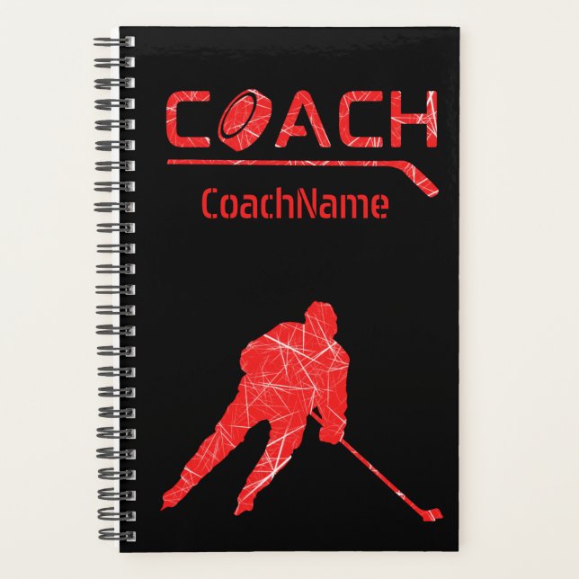 red ice - Best hockey coach Planner (Front)