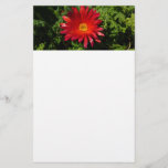 Red Ice Flower Colorful Carpet Plant Stationery