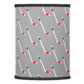 Red Ice Hockey Stick Pattern Lamp Shade (Left)