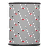 Red Ice Hockey Stick Pattern Lamp Shade (Right)