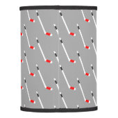 Red Ice Hockey Stick Pattern Lamp Shade (Back)