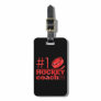 Red ice - Number 1 best hockey coach Luggage Tag