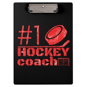 Red ice - Number 1 hockey coach Clipboard