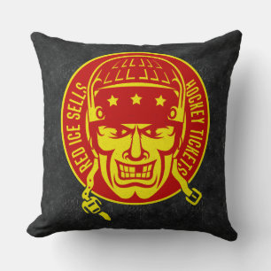 Red Ice Sells Hockey Tickets Throw Pillow