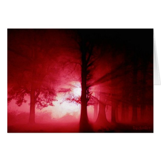 Red in Art Cards (Front Horizontal)