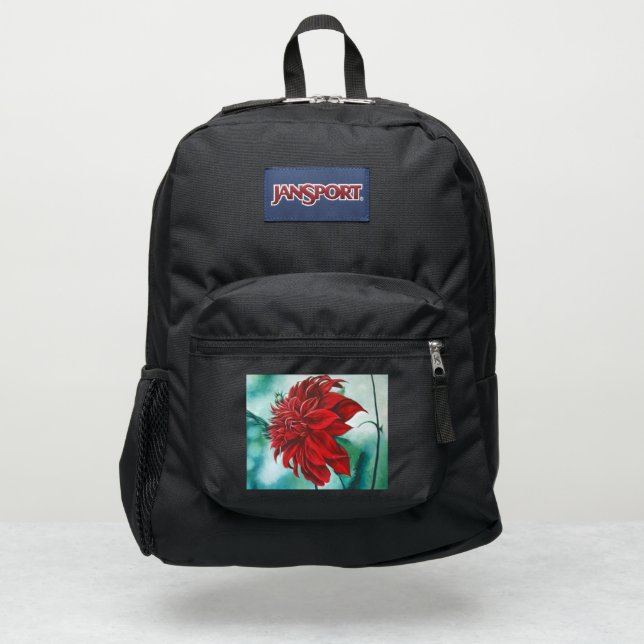 Red in Fury JanSport Backpack (Front)