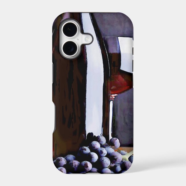 Red in the Shadows Iphone Case (Back)