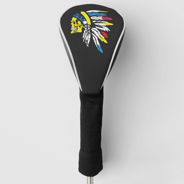 red indian golf head cover (Front)