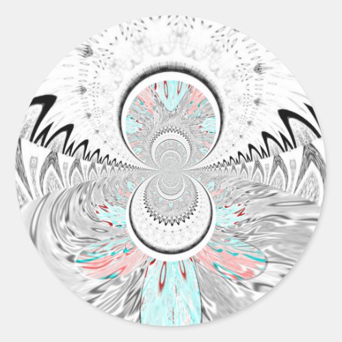 Red Indian latest designpng Classic Round Sticker