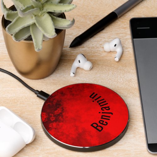 Red Inferno Wireless Charger
