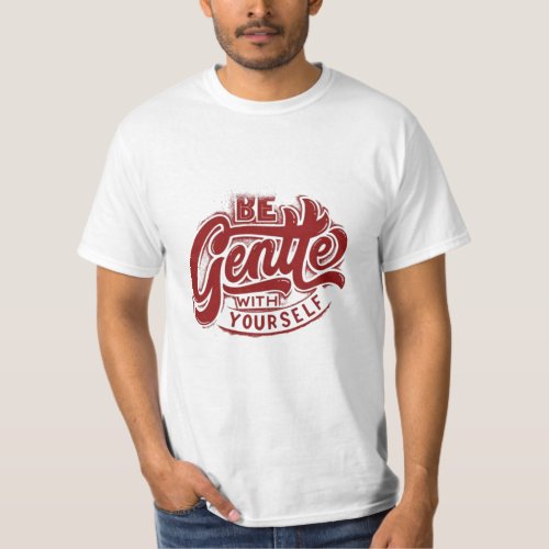 Red Inspiring Quote Typography T_Shirt Design