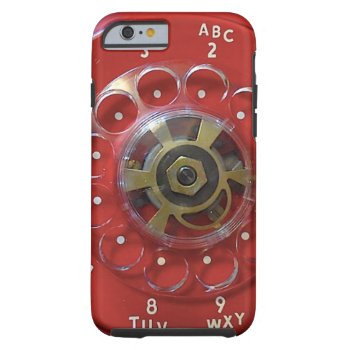 "red Iphone 6 Case" Tough Iphone 6 Case by wordzwordzwordz at Zazzle