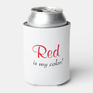 Red Is My Color Can Cooler
