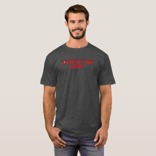 Red Is Not Quiet - Dark Aesthetic Emo Streetwear T-Shirt