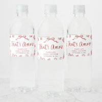 Red Italian That's Amore Pizza Pasta Bridal Shower