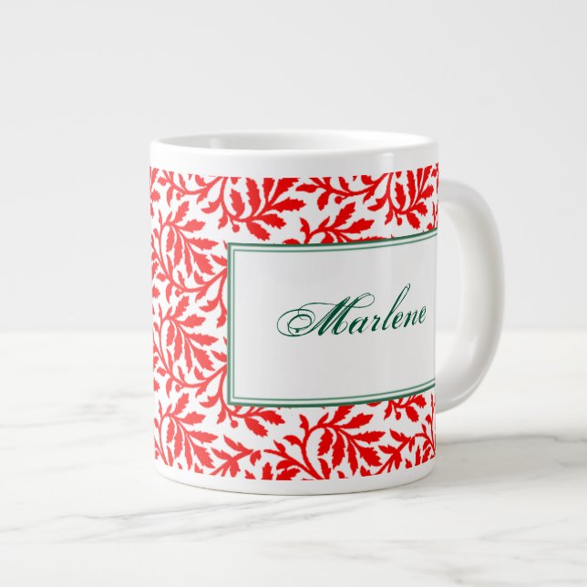 Red Ivy Personalized Mug (Front Right)