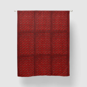 red jacquard pattern - oriental rug look Curtain
